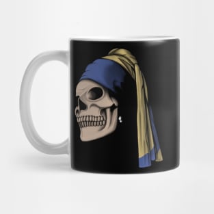 The Skull with a Pearl Earring Mug